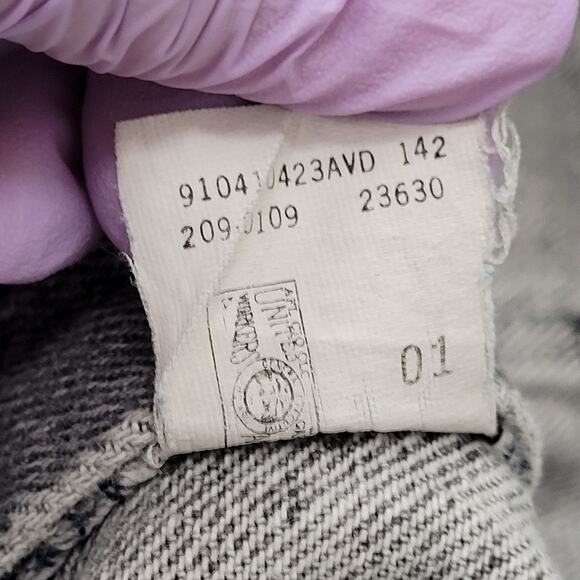 Vintage 80s LEE Riders Straight Jeans 35x30 Union-Made USA - Picture 9 of 16